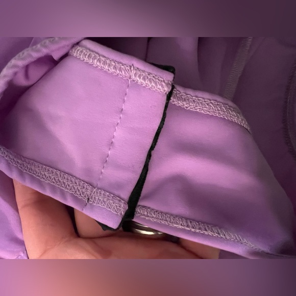 Loulou X AMR crew neck sleeveless bodysuit fitted w stretch Lavender size S EUC - Picture 5 of 8